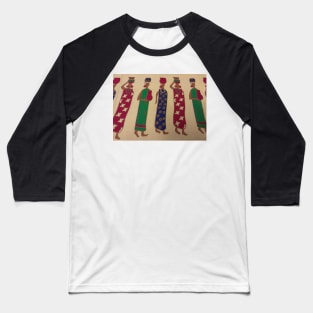 African Ladies Baseball T-Shirt